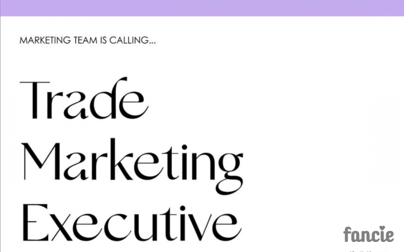 Trade Marketing Executive