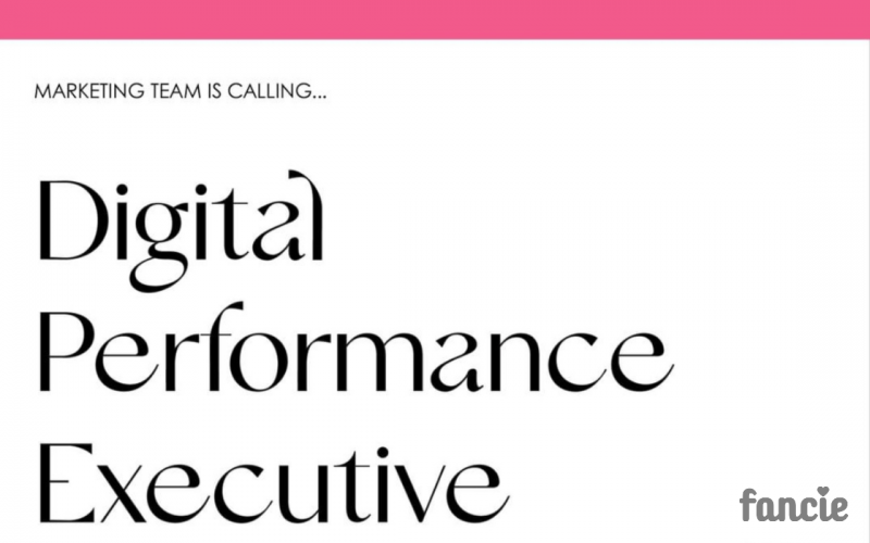 Digital Performance Executive